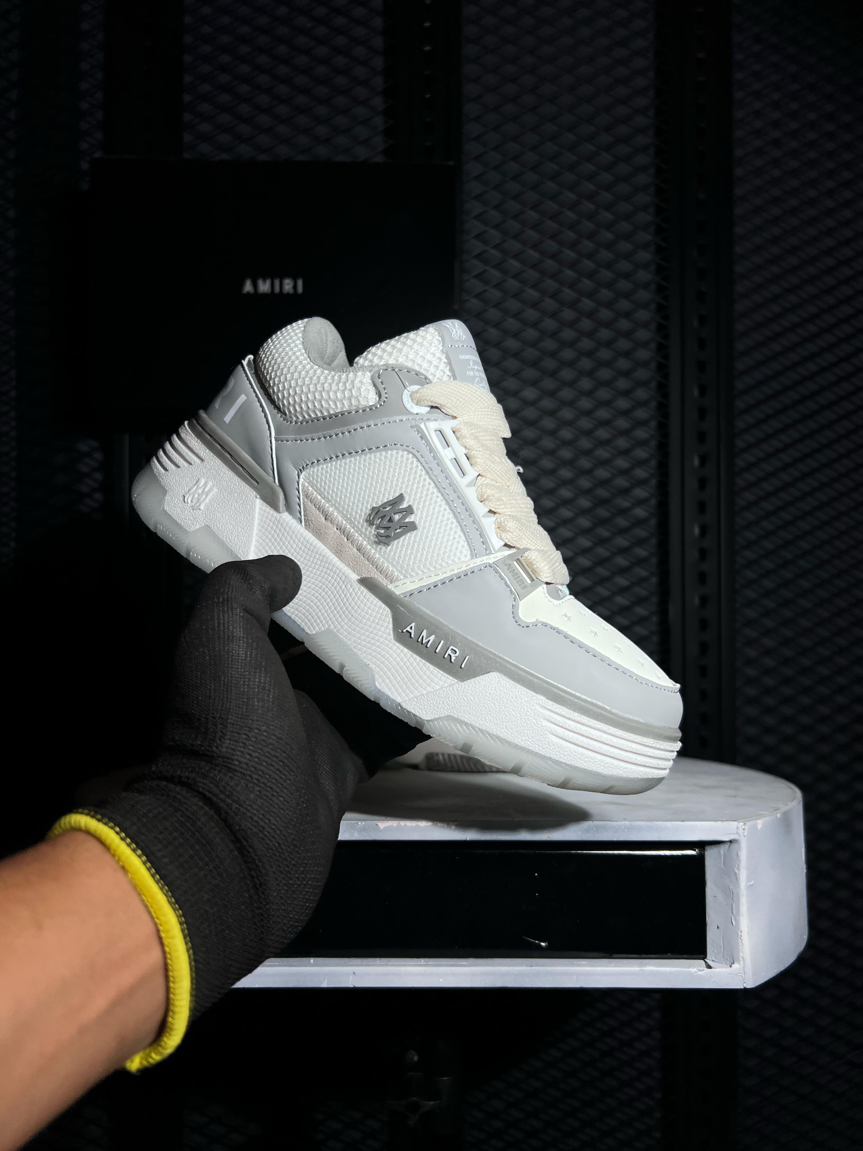 AMIRI MA-1 WHITE GREY SNEAKERS