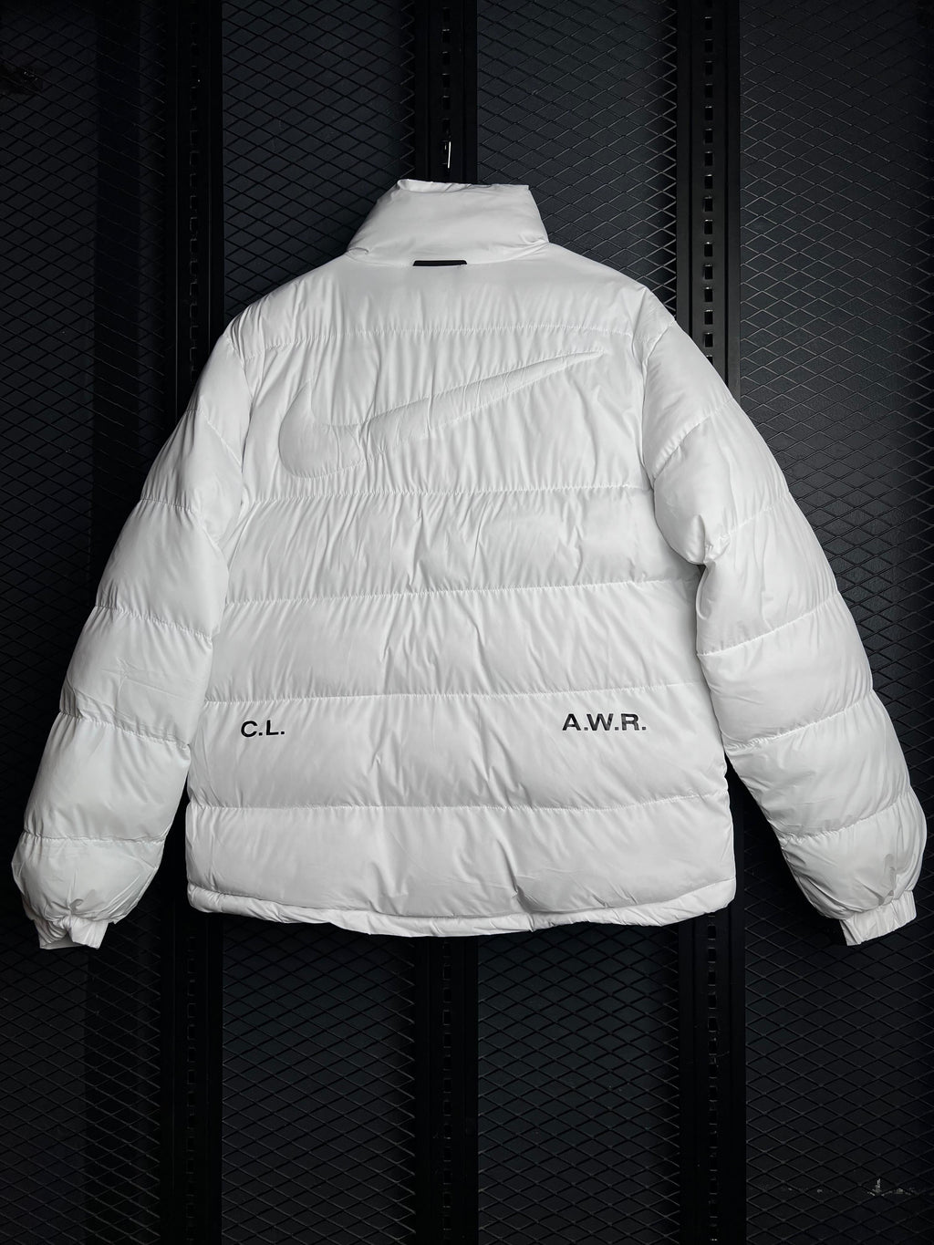 NIKE X NOCTA WHITE PUFFER JACKET