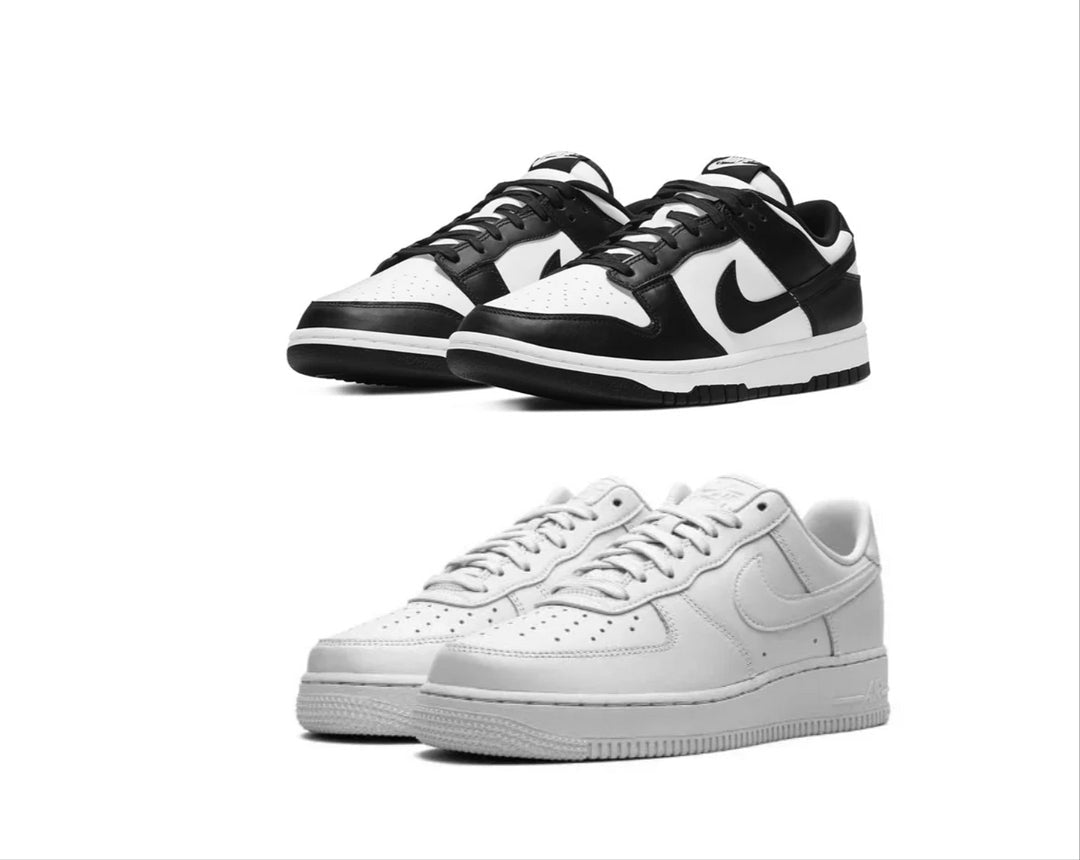 NIKE DUNK LOW PANDA X NIKE AIR FORCE 1