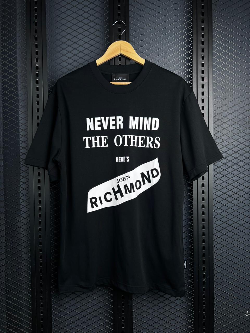 JOHN RICHMOND LOGO PRINT GRAPHIC T-SHIRT