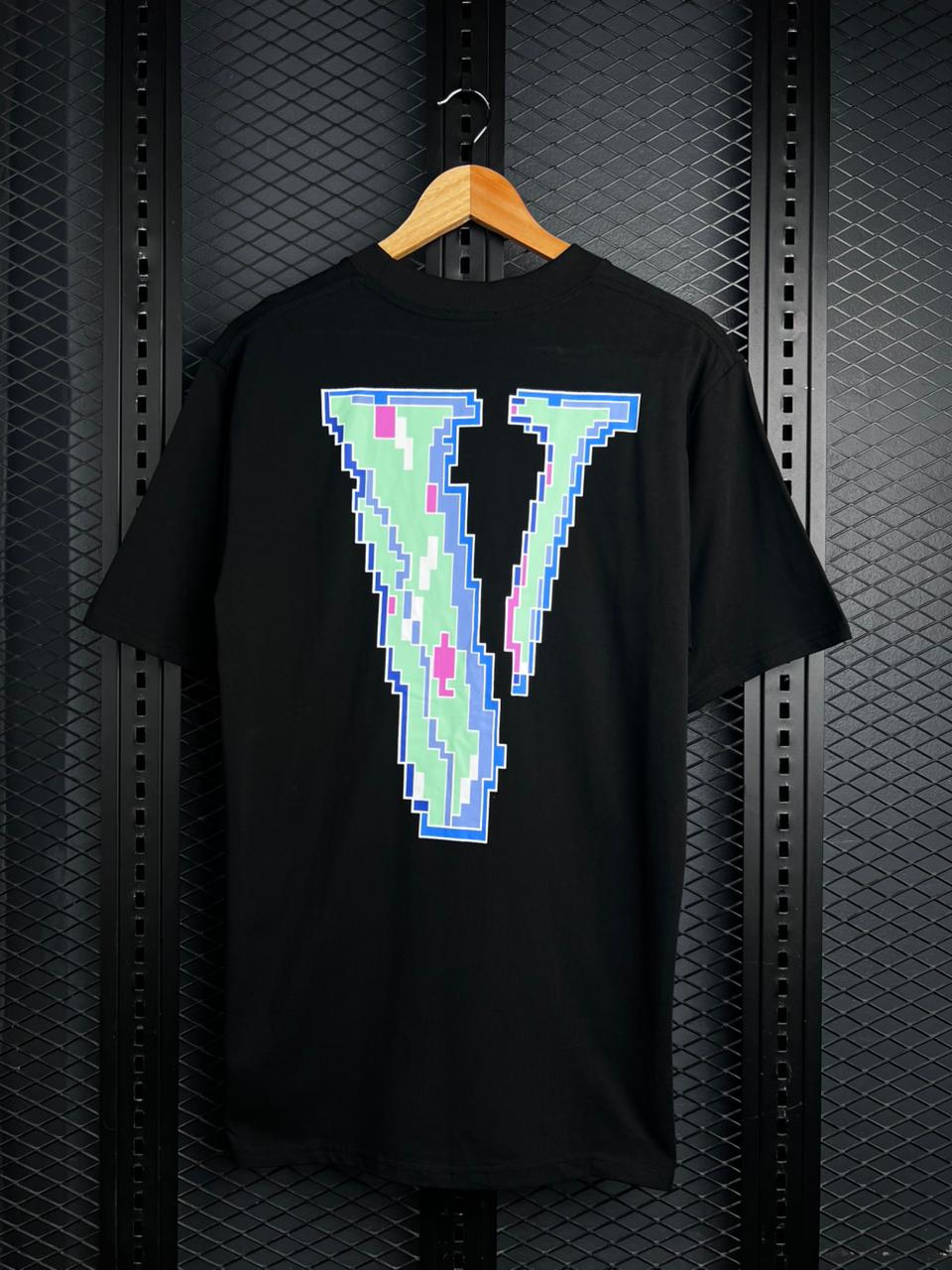 VLONE FRIENDS V LOGO PIXEL T-SHIRT