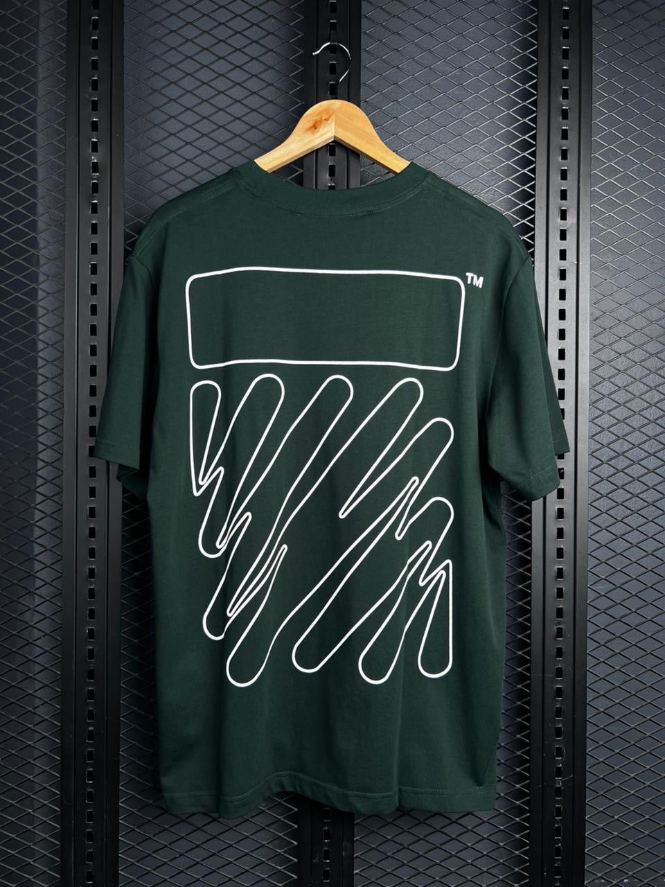 OFF-WHITE WAVE OUTLINE SLIM T-SHIRT