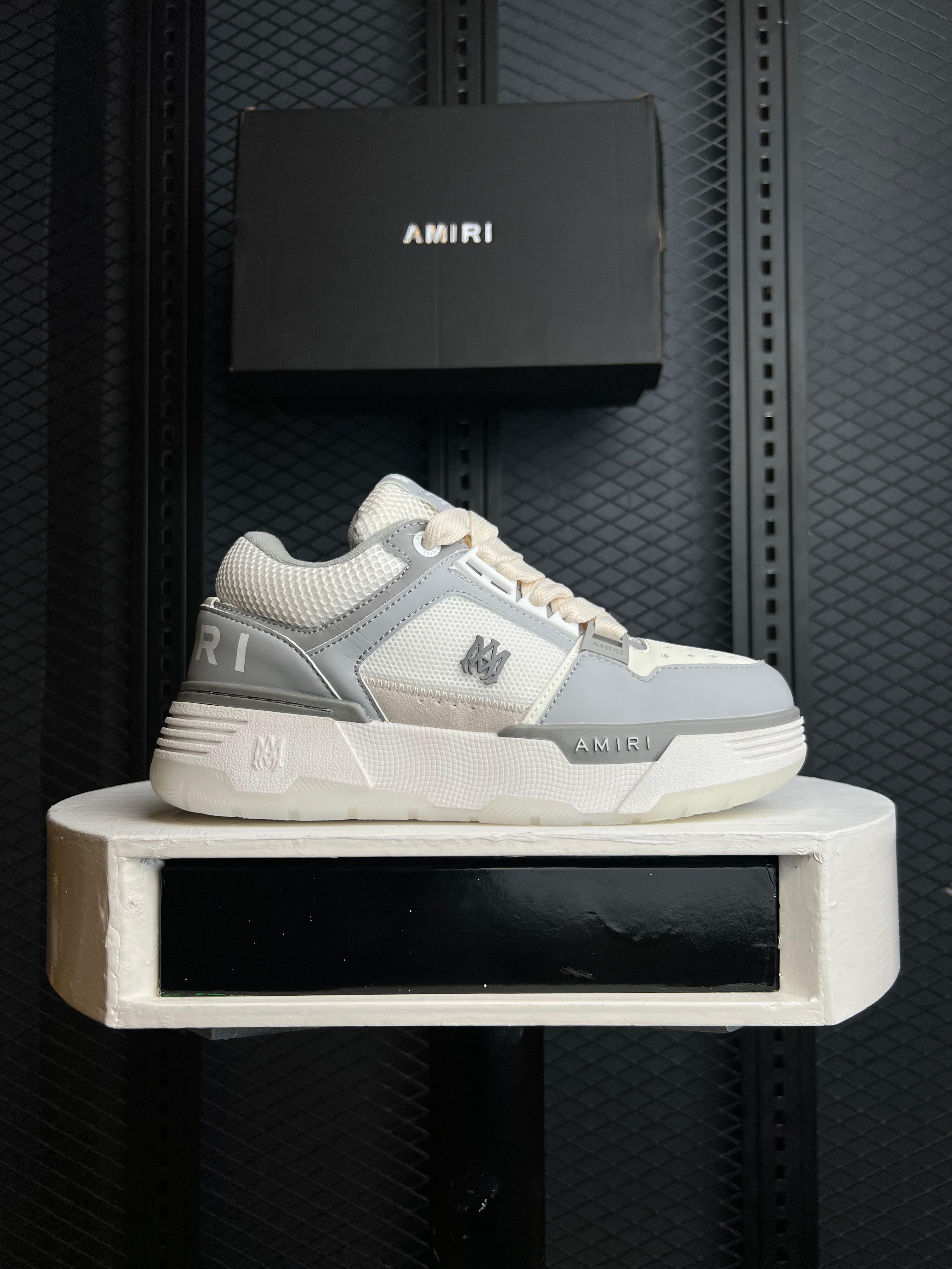 AMIRI MA-1 WHITE GREY SNEAKERS