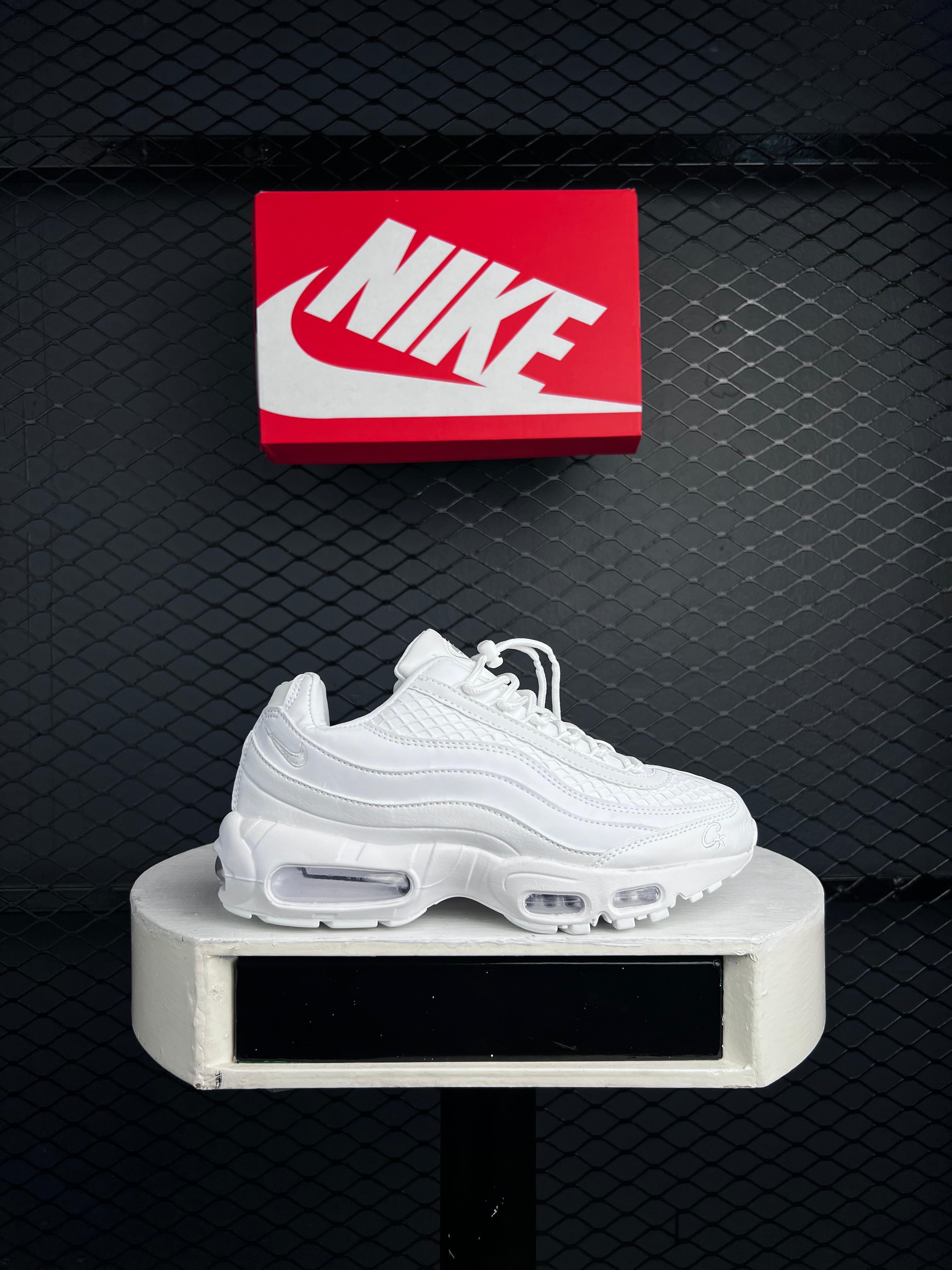 NIKE AIR MAX 95 X CORTEIZ TRIPLE WHITE
