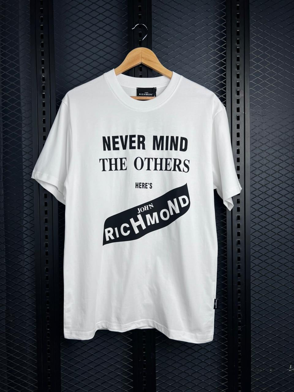 JOHN RICHMOND LOGO PRINT GRAPHIC T-SHIRT