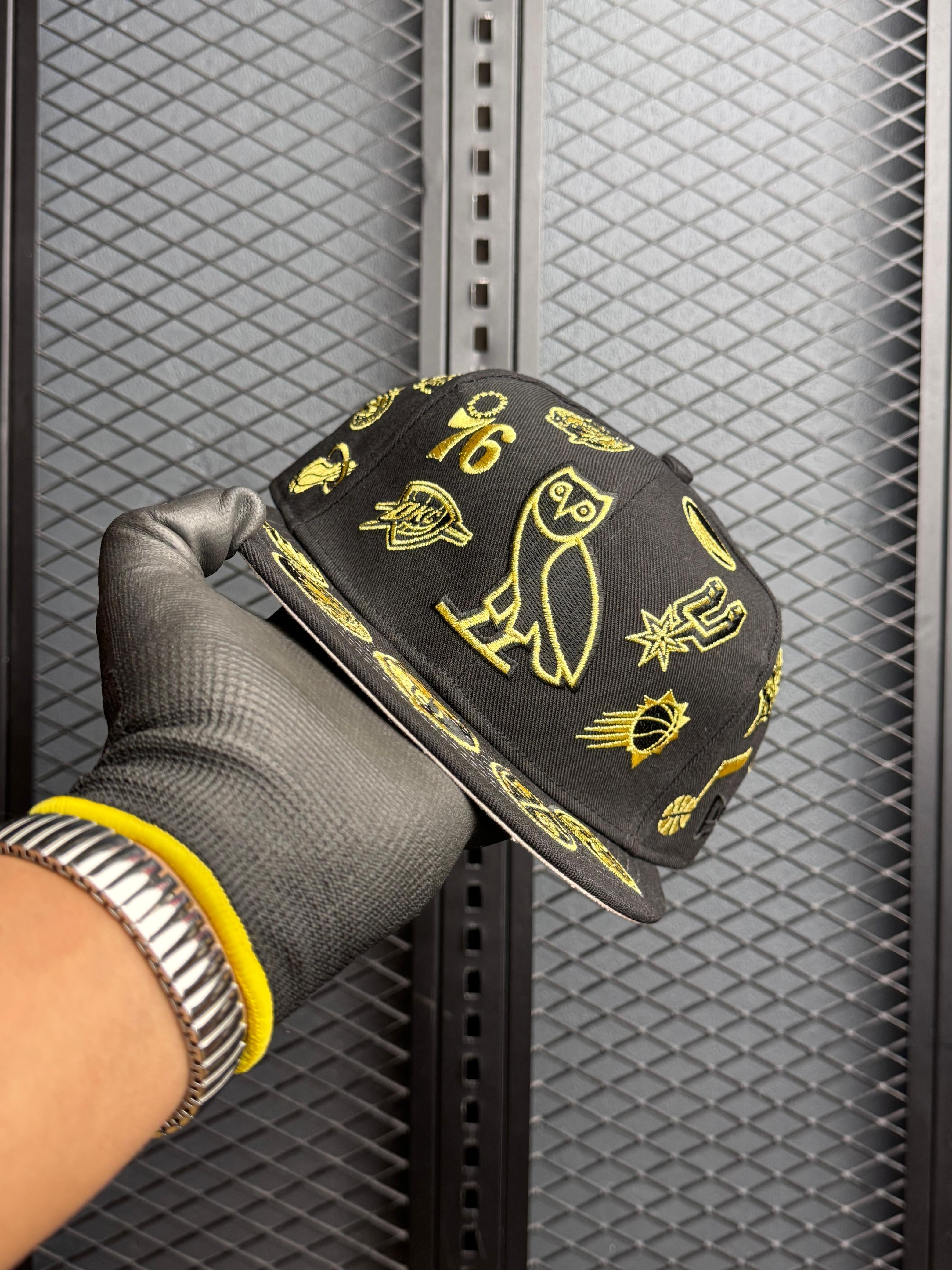 OVO X NBA OG OWL NEW ERA 59FIFTY NEW ERA FITTED CAP