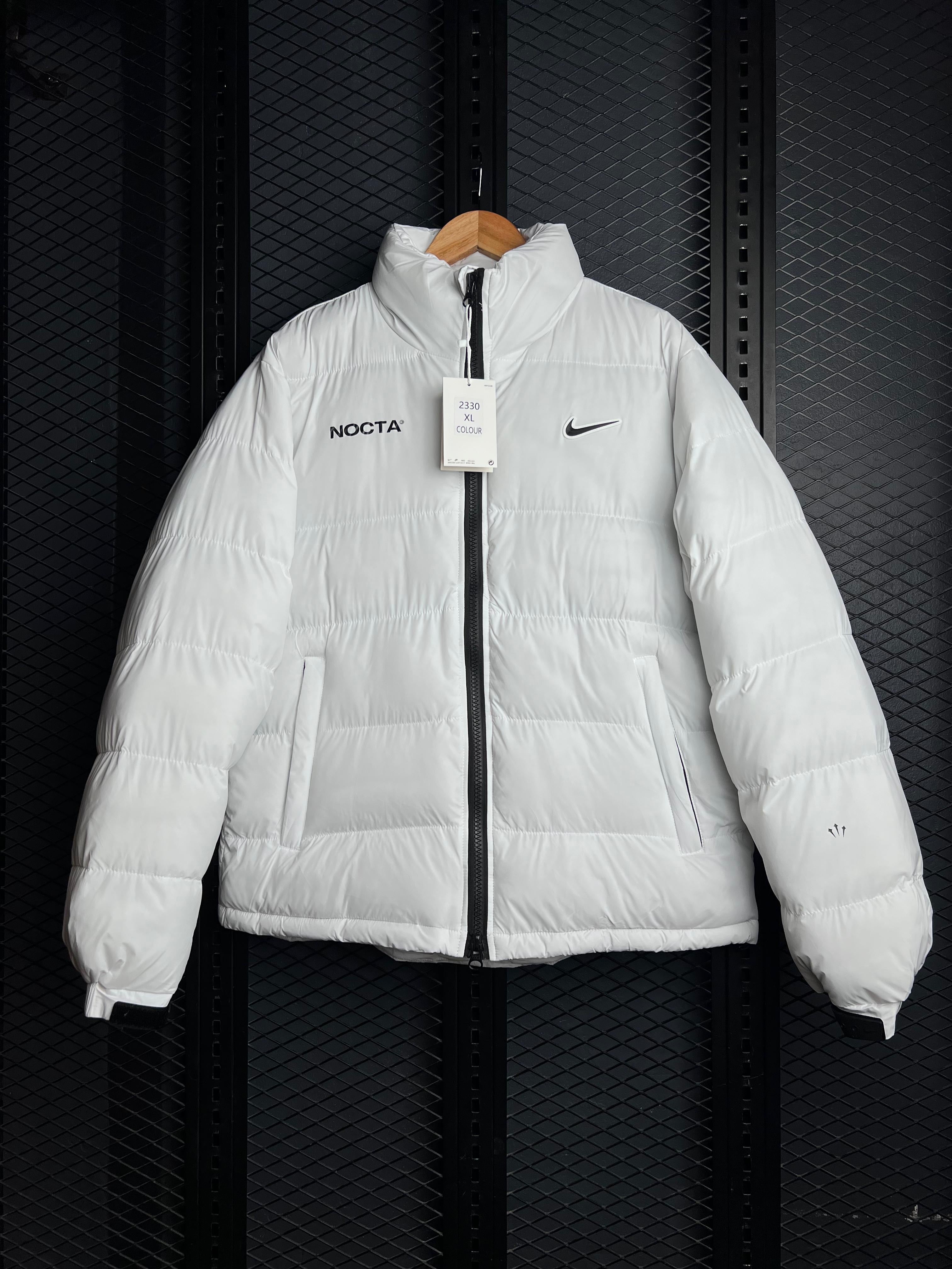 NIKE X NOCTA WHITE PUFFER JACKET