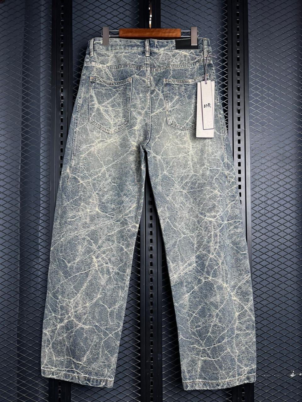 VINTAGE ACID WASH BAGGY JEANS