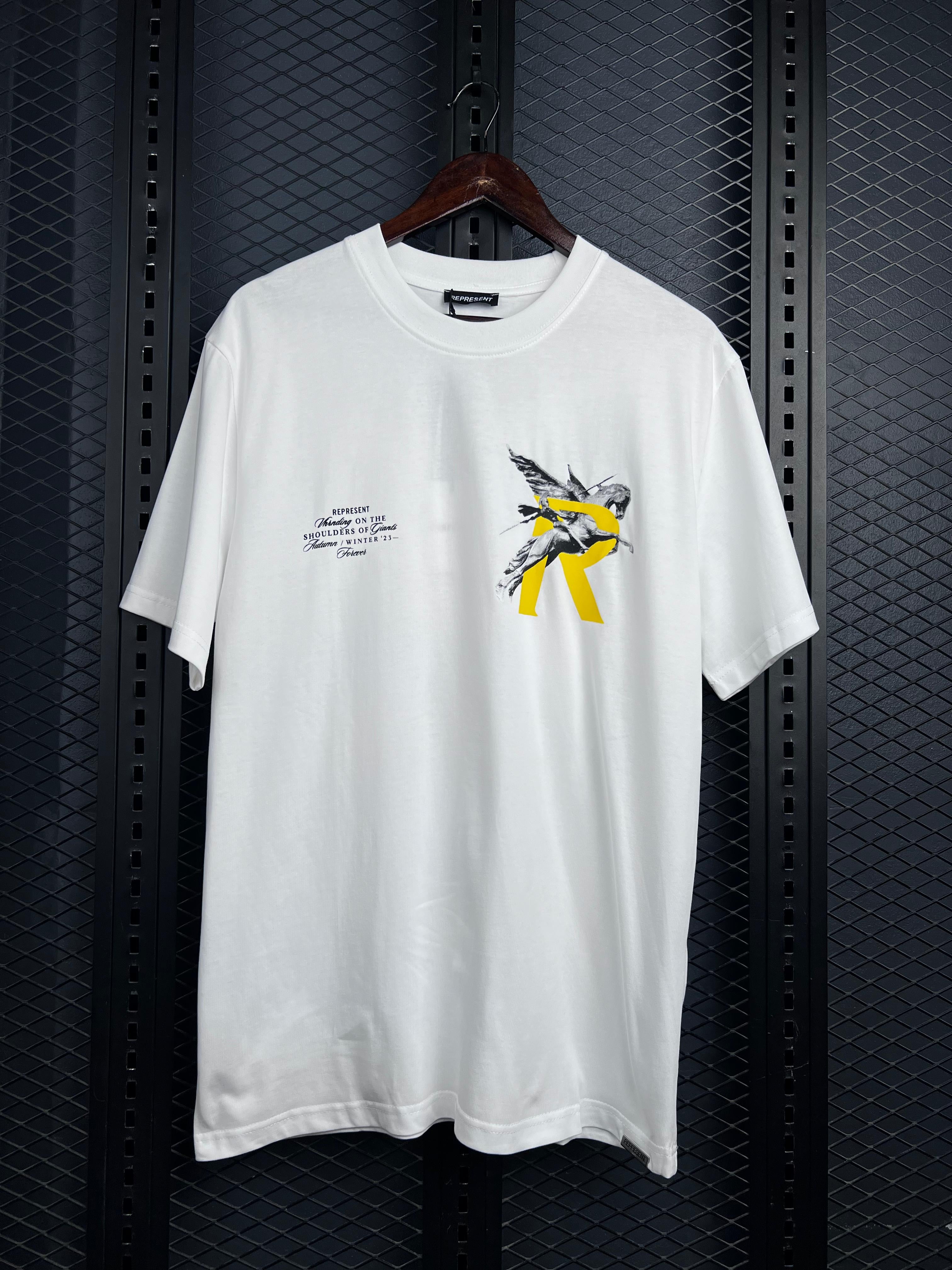 REPRESENT GIANTS FLAT WHITE T-SHIRT