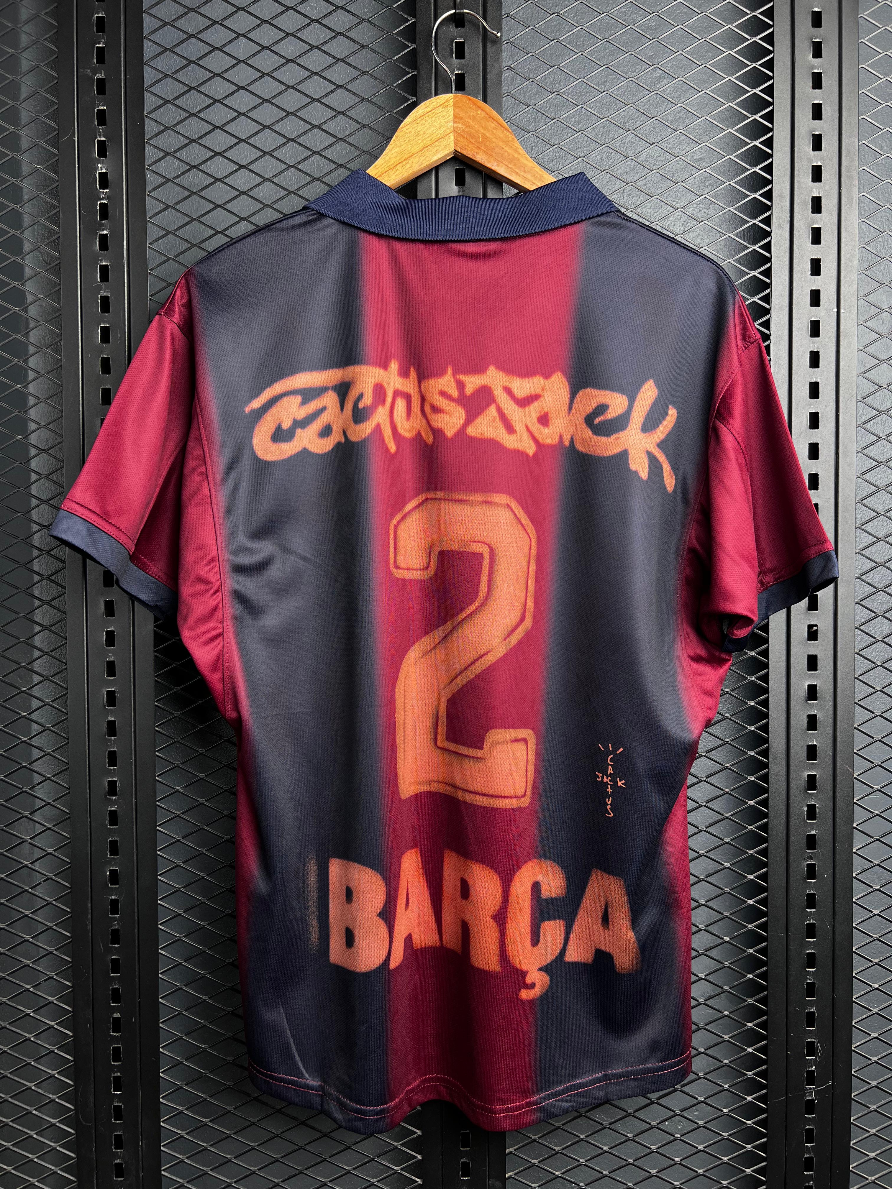 FC BARCELONA X TRAVIS SCOTT HOME SKELETON JERSEY