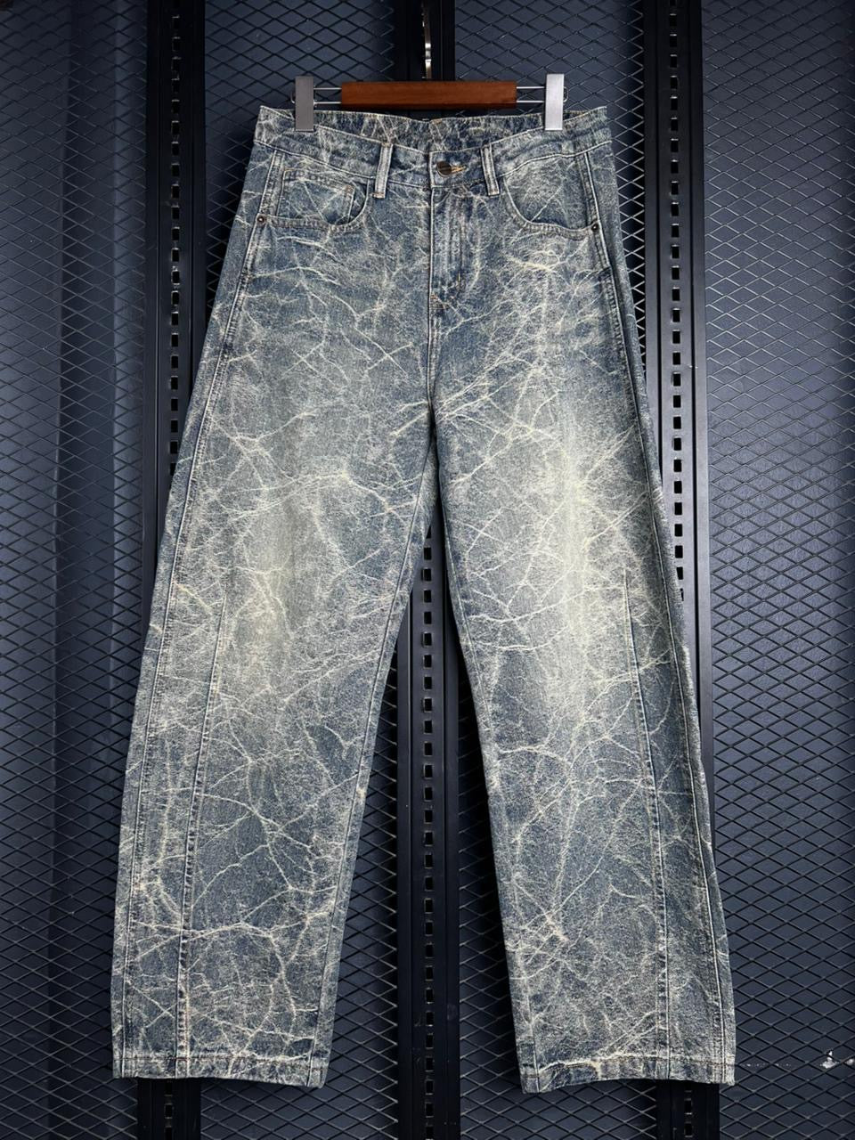 VINTAGE ACID WASH BAGGY JEANS